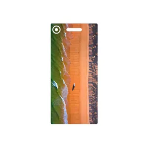 MAHOOT Beach and Green Sea Cover Sticker for Sony Xperia XZ1