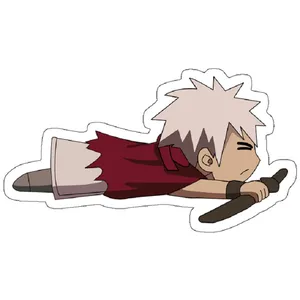 استیکر لپ تاپ مدل  Jail, Swordsman