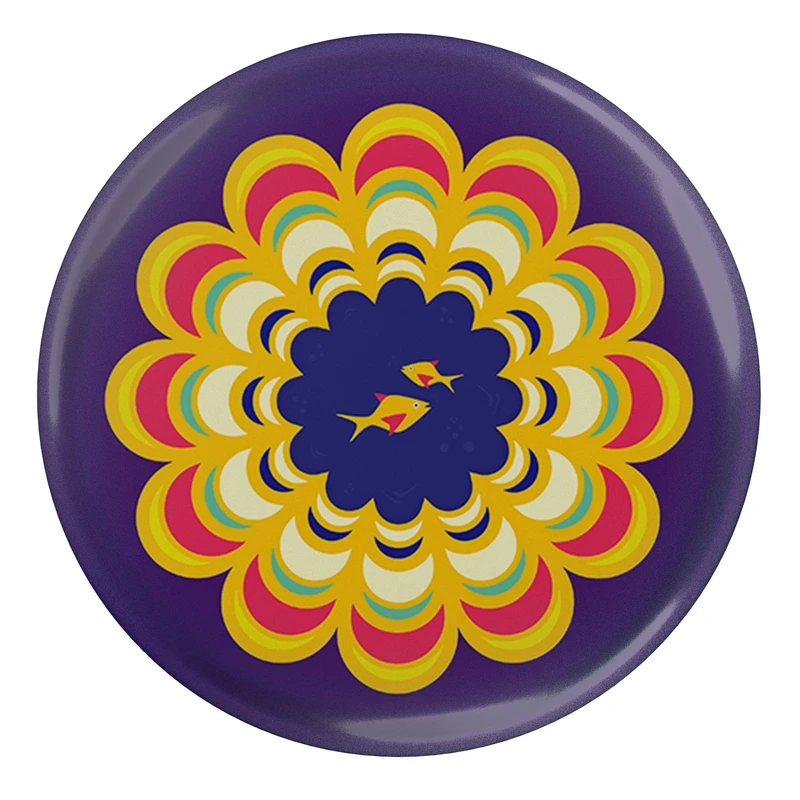 مگنت مدل S12713 طرح ماهی سفره هفت سین عید نوروز