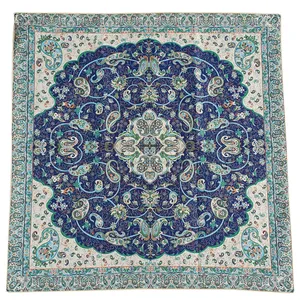 رومیزی ترمه ابریشم طرح شاه عباسی کد 01