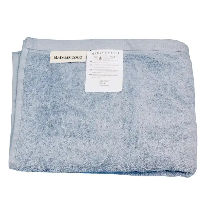 حوله دستی مادام کوکو طرح کلاسیک کد 010 سایز 80x50 سانتی متر بسته 2 عددی