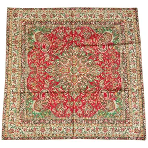 رومیزی ترمه ابریشم طرح مهستان کد 04