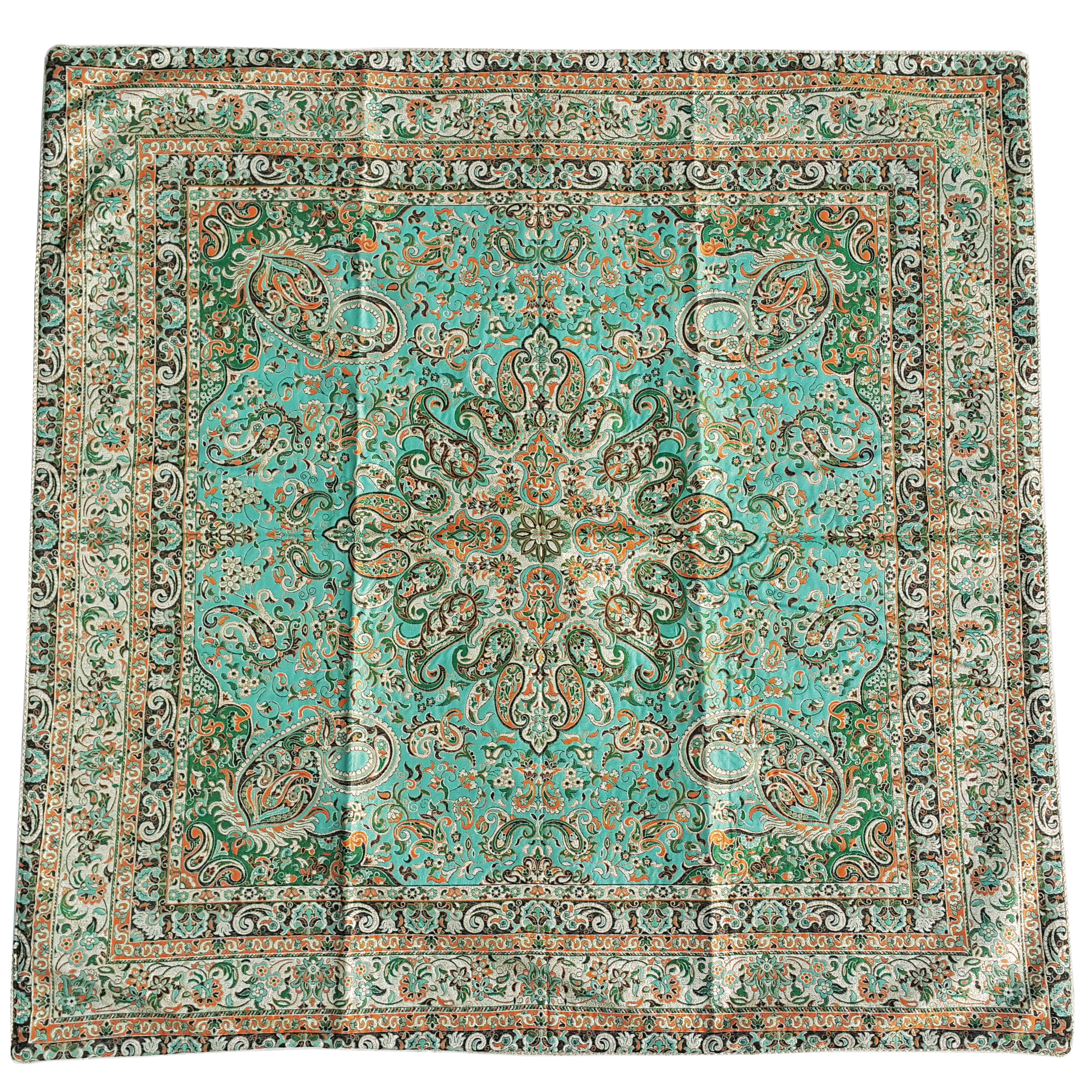 رومیزی ترمه ابریشم طرح مهستان کد 06