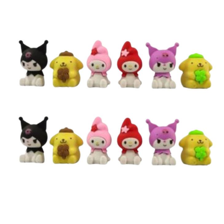 پاک کن مدل کرومی و دوستان مجموعه 12 عددی