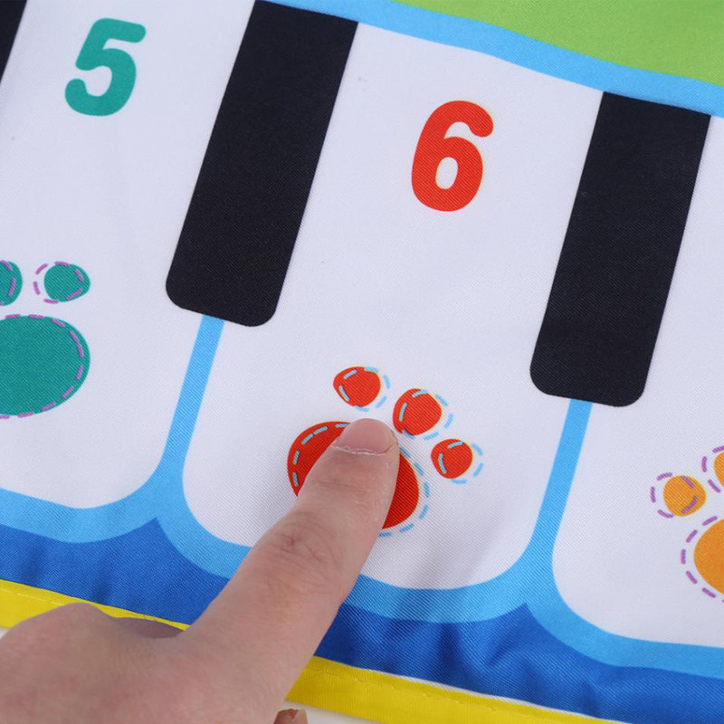 بازی آموزشی موزیکال مدل پیانو فرشی طرح حیوانات مزرعه