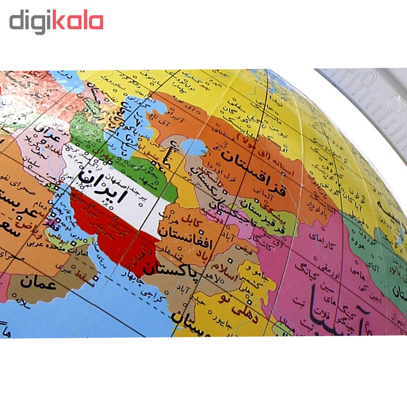 کره جغرافیایی مدل GOLDEN WORLD سایز 30
