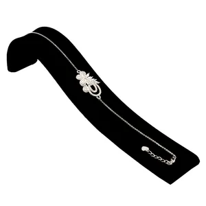دستبند نقره بهارگالری مدل Luxury Flower کد 403010
