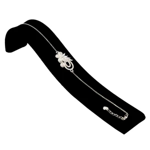 دستبند نقره بهارگالری مدل Luxury Flower کد 403010
