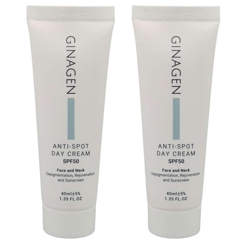 کرم روز ضد لک ژیناژن مدل 50 حجم 40 میلی لیتر مجموعه 2 عددی