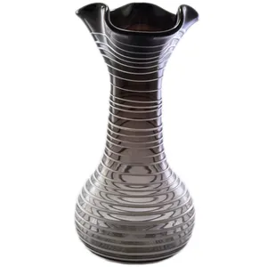 گلدان شیشه ای طرح پاکتی نواری کد 474A