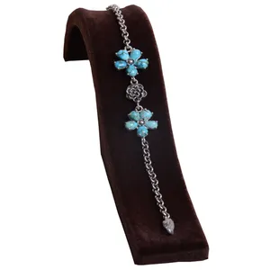 دستبند زنانه نقره کد DZ110