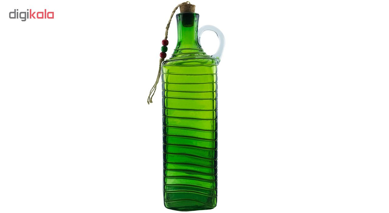 بطری شیشه ای طرح چهارگوش نواری کد 279 