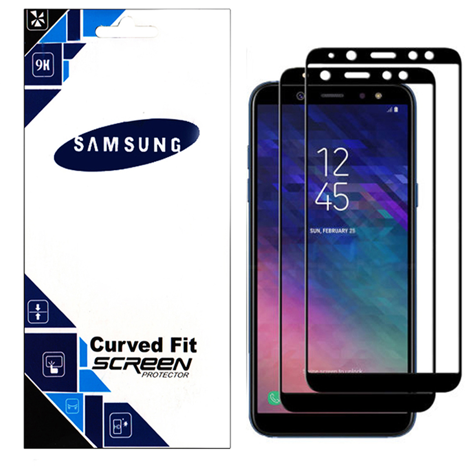 محافظ صفحه نمایش مدل GSF مناسب برای گوشی موبایل سامسونگ Galaxy A6 بسته 2عددی