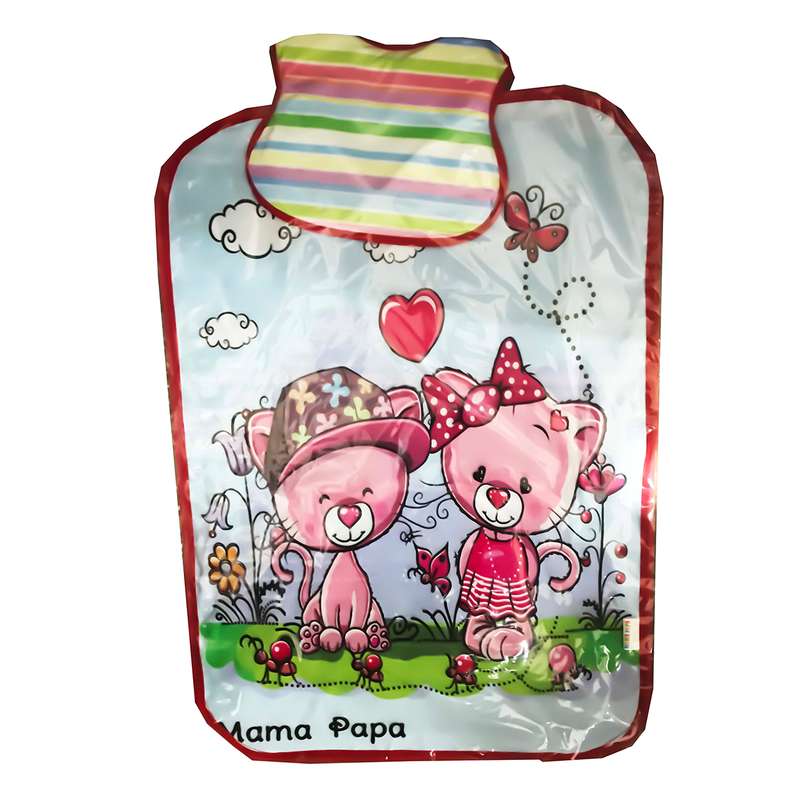 تشک تعویض کودک ایرسا طرح بالش دار مدل گربه های مهربون