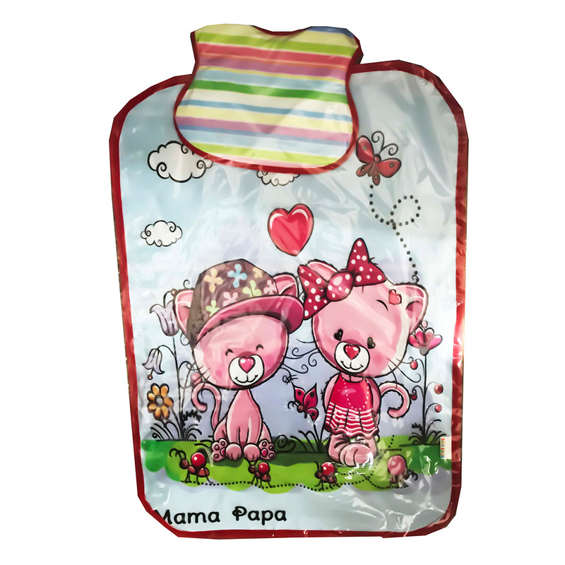 تشک تعویض کودک ایرسا طرح بالش دار مدل گربه های مهربون