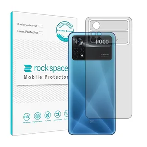 Transparent Rockspace HyGEL model back protector suitable for Xiaomi Poco X4 Pro 5G mobile phone