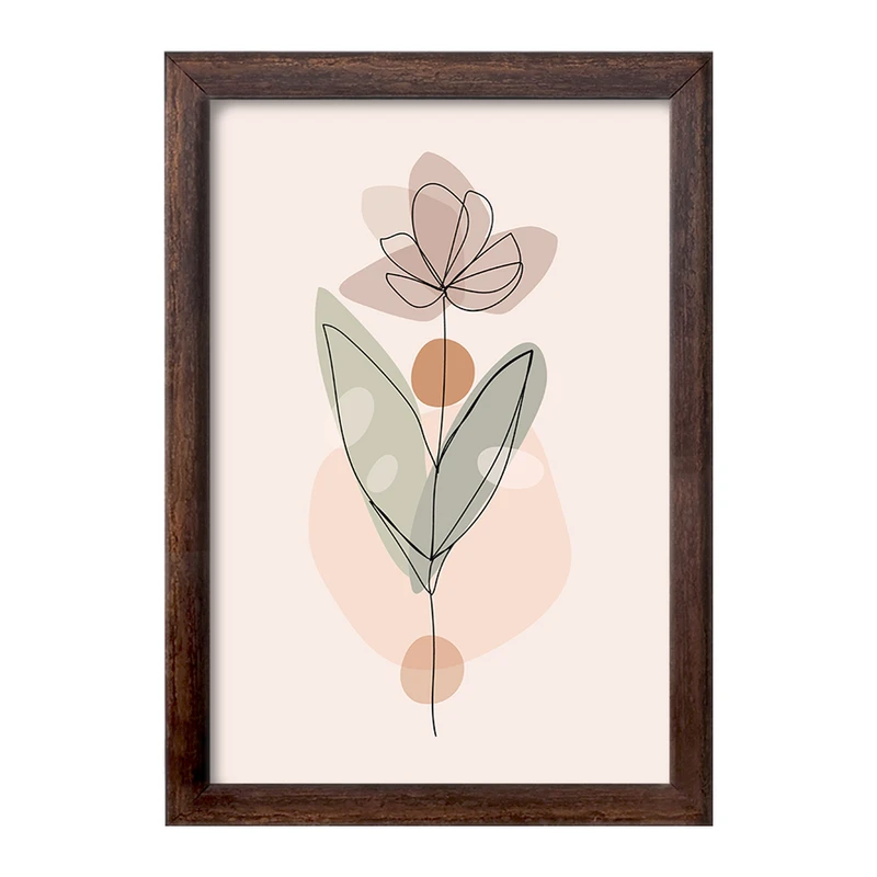 تابلو خندالو طرح دکوراتیو (decorative) کد F1427