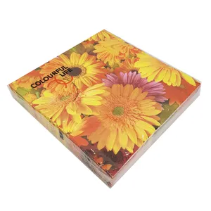 دستمال سفره کالرفول لایف مدل LN0323 بسته 20 عددی