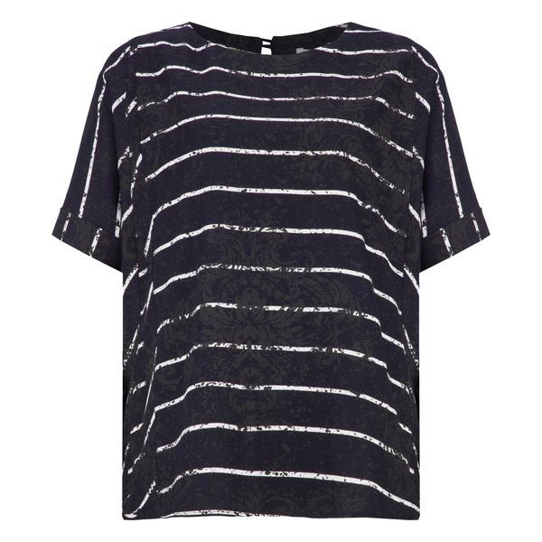 بلوز آستین کوتاه زنانه سرژه مدل 204600 رنگ مشکی