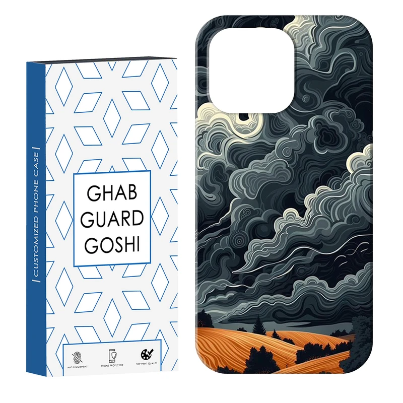 کاور قاب گارد گوشی طرح ونگوگ کد Dimo-373 مناسب برای گوشی موبایل اپل IPHONE 16 PRO   