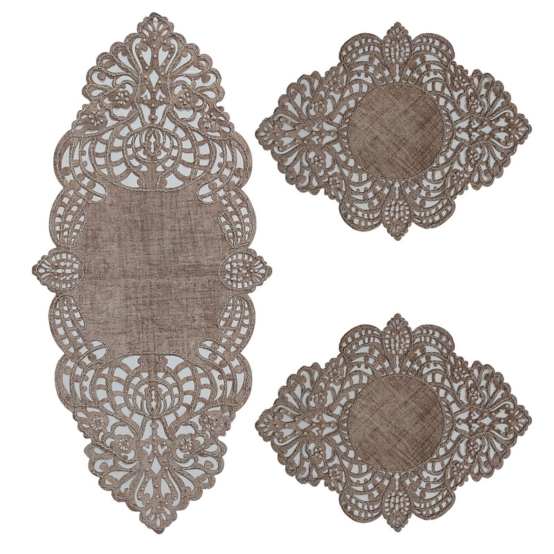 ست رومیزی 3 تکه مدل 1801