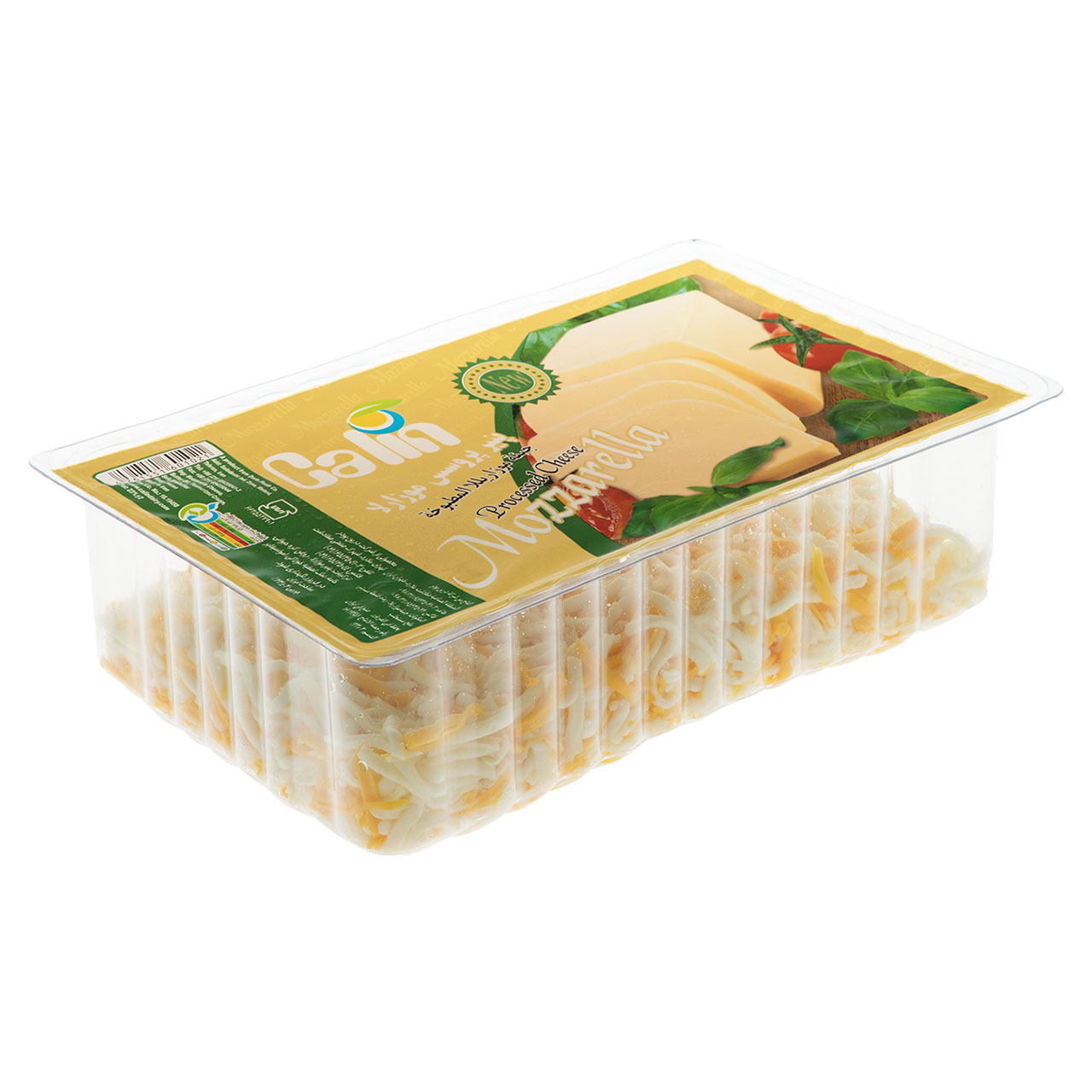 پنیر پروسس با طعم موزارلا  رنده شده کالین مقدار 1000گرم