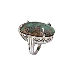 انگشتر نقره زنانه مدل فیروزه glsr-24700