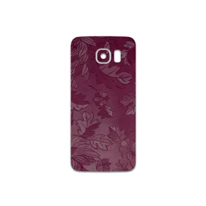 MAHOOT Red-Wildflower Cover Sticker for Samsung Galaxy S6
