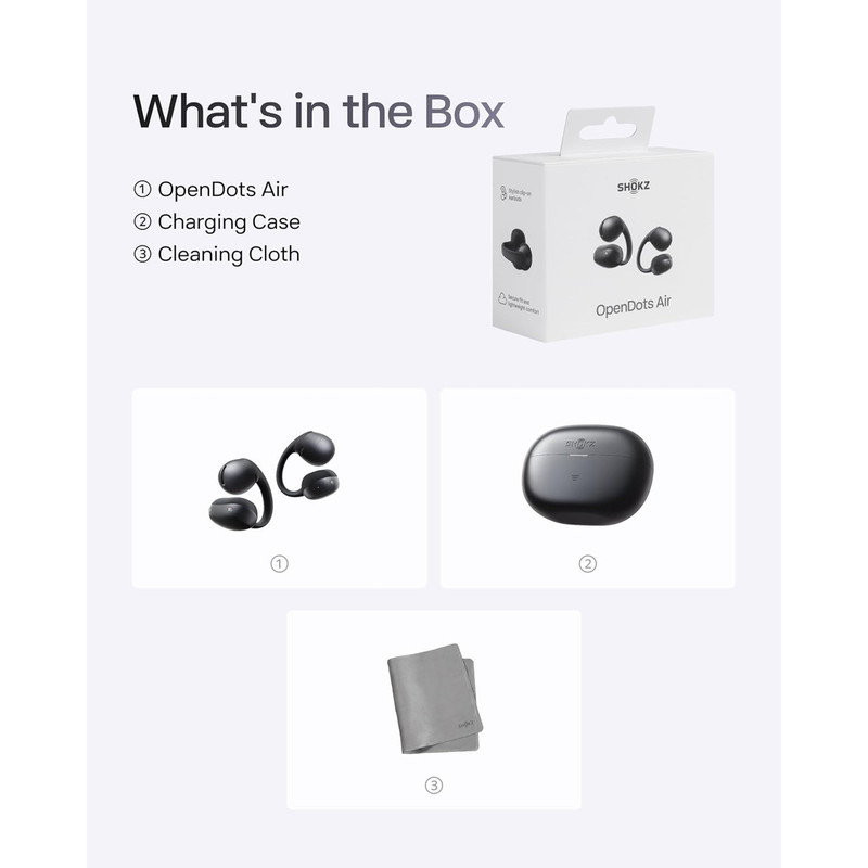 هدفون بی سیم شاکز مدل Open Dots Air