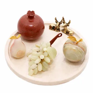 سینی دکوری و میوه سنگی مدل A007