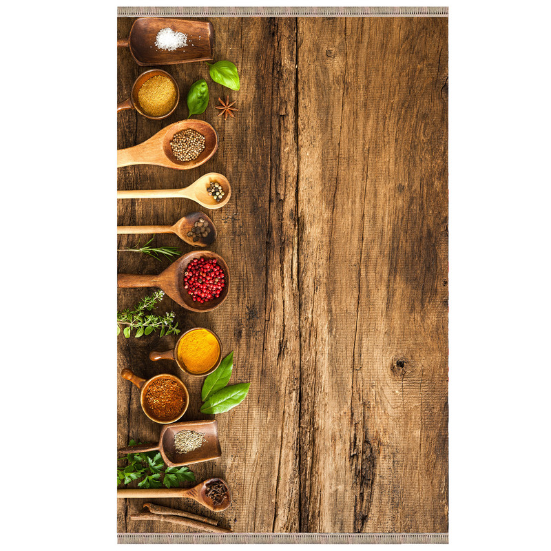 فرش پارچه ای مدل ترمزدار طرح آشپزخانه