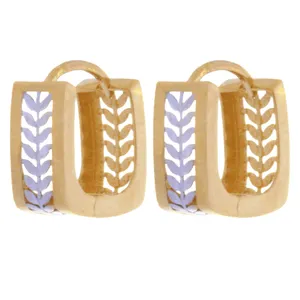 گوشواره طلا 18 عیار زنانه طلای مستجابی مدل گندم کد 09