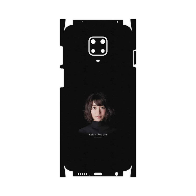 برچسب پوششی ماهوت مدل Portrait of an Asian Woman-FullSkin مناسب برای گوشی موبایل شیائومی Redmi Note 9 Pro