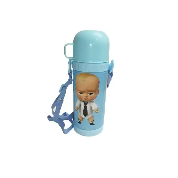 قمقمه کودک طرح بیبی باس دار کد A12 گنجایش 0.5 لیتر