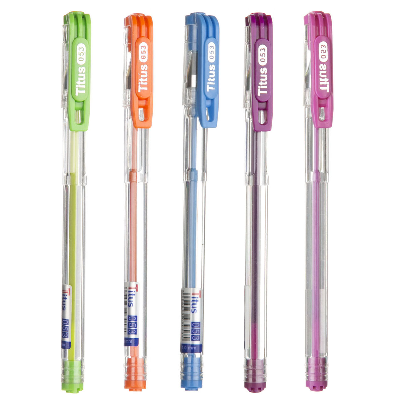 مجموعه 5 عددی خودکار تیتوس مدل T053-1.0mm Colorful مجموعه 5 عددی خودکار تیتوس مدل T053-1.0mm Colorful