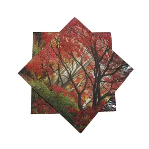 دستمال سفره کالرفول لایف مدل LC0448 بسته 20 عددی