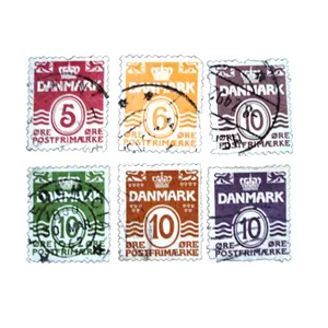تمبر یادگاری مدل تاریخی دانمارک کد DS4837 مجموعه 6 عددی