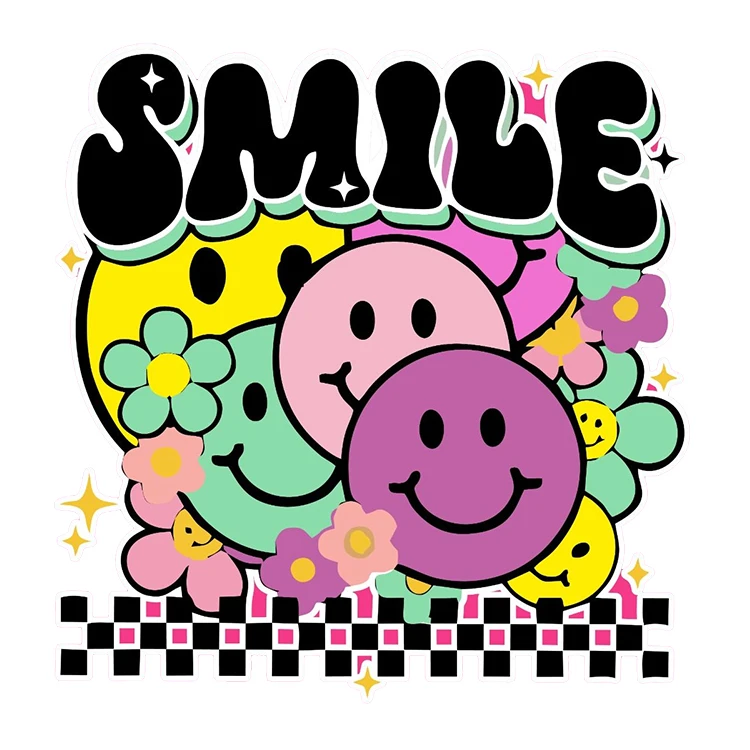 استیکر پارچه و لباس پاد آفرین مدل کارتونی کد S1025