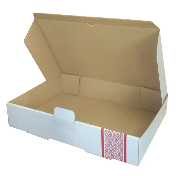 جعبه بسته بندی مدل غذای بیرون بر دو پرسی رنگی کد G2 بسته 100 عددی