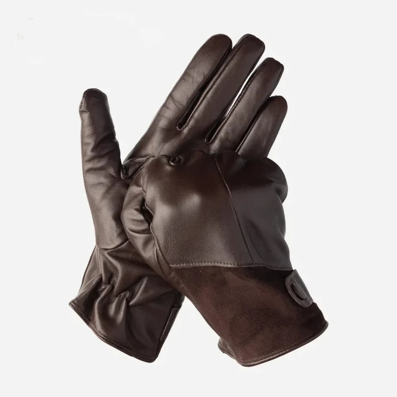 عکس شماره 2 : دستکش مردانه پاتن چرم آفتاب مدل m9