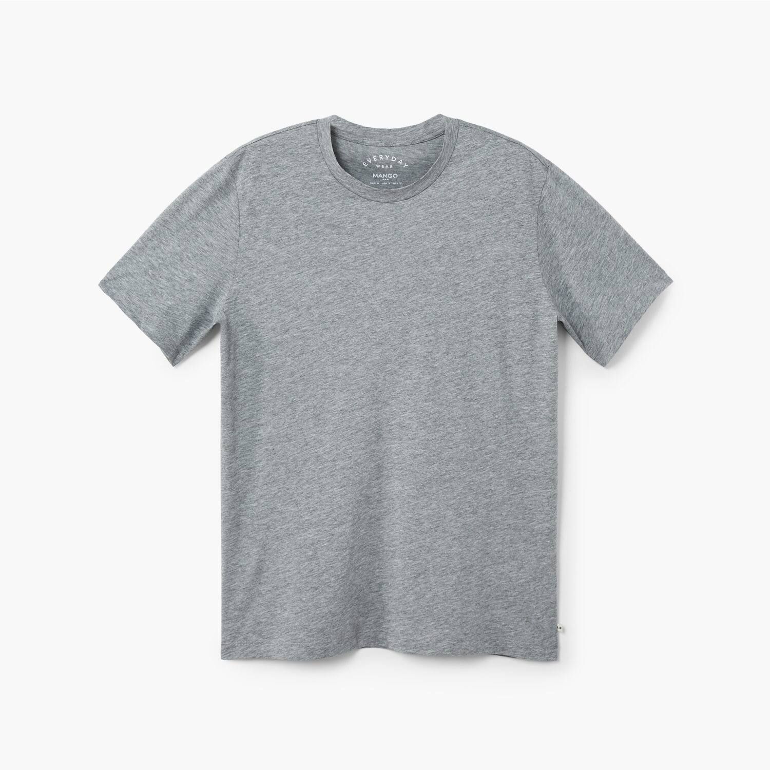 تی شرت آستین کوتاه مردانه مانگو مدل GR707CHE -  - 2