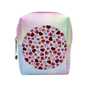 کیف لوازم آرایش زنانه مدل قلب کد IDM 523