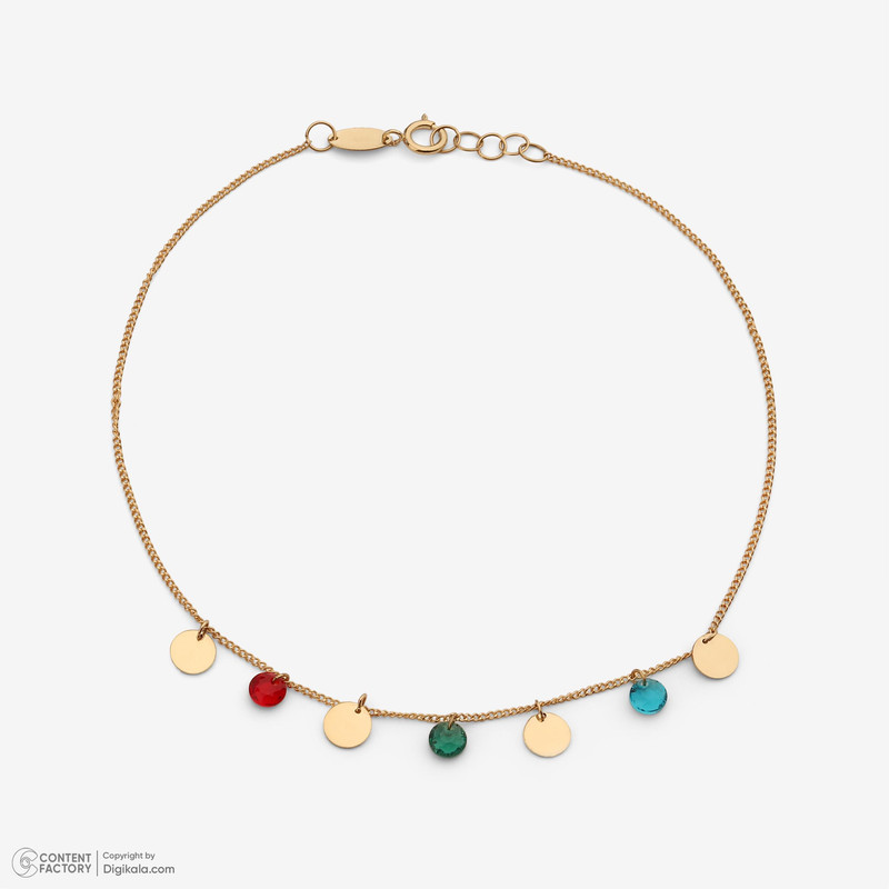 پابند طلا 18 عیار زنانه روبی آرت گالری مدل 326927