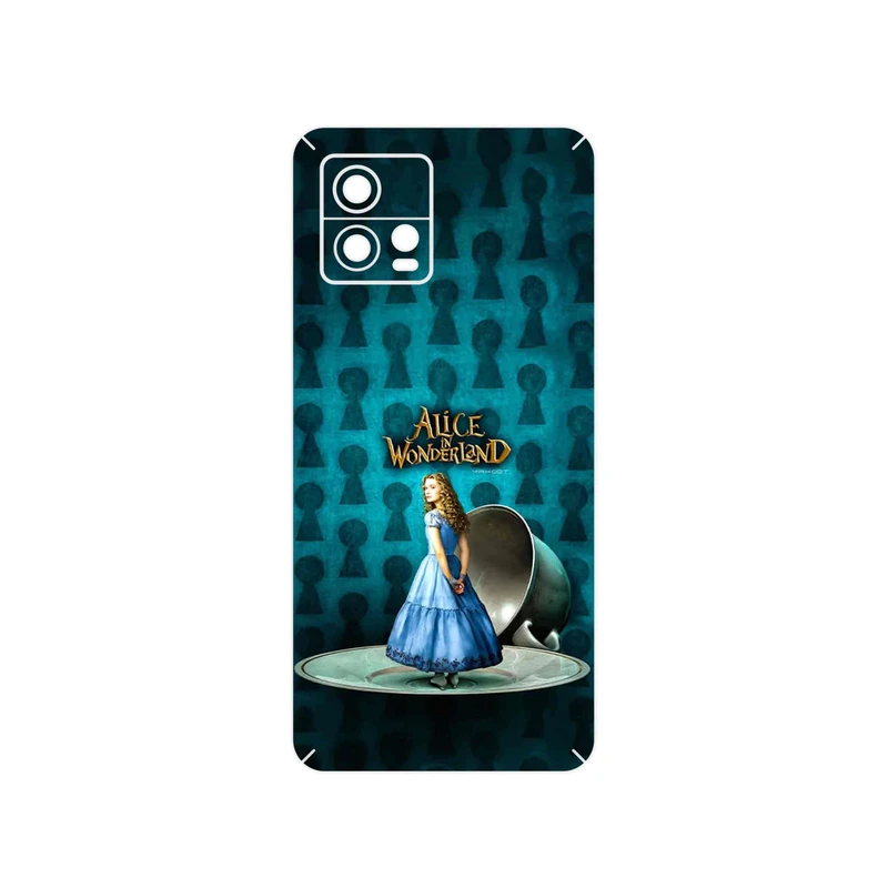 برچسب پوششی ماهوت مدل Alice in Wonderland مناسب برای گوشی موبایل موتورولا Moto G72