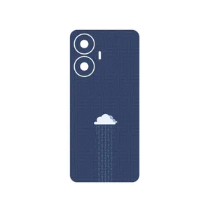 MAHOOT Minimal Data Cloud Cover Sticker for Realme C55