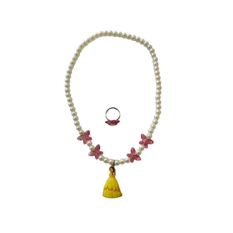 نیم ست دخترانه دیزنی مدل دیو و دلبر