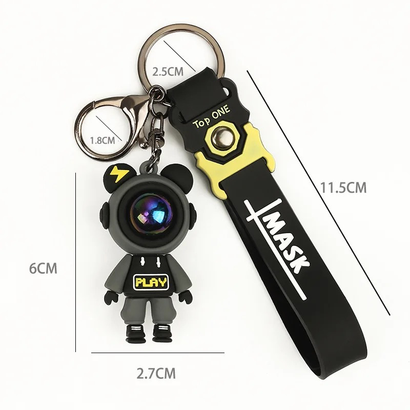 جاکلیدی مدل سیلیکونی طرح فضانورد کد JIMI112878 جاکلیدی مدل سیلیکونی طرح فضانورد کد JIMI112878