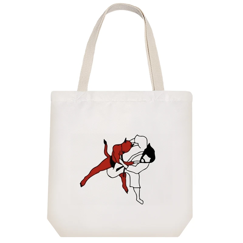 ساک خرید خندالو مدل فرشته و شیطان کد 7662