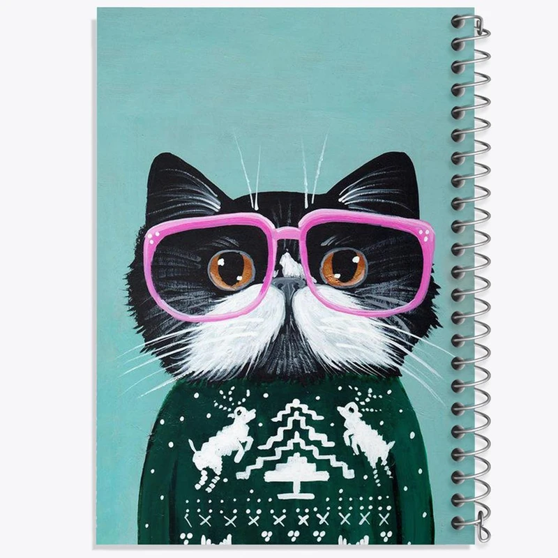 دفتر مشق 50 برگ خندالو مدل گربه کد 5159