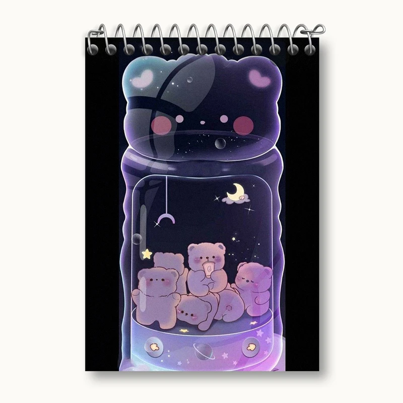 دفتر یادداشت 50 برگ خندالو طرح خرس های کیوت کد N1782